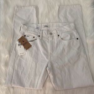 Ralph Lauren Polo: White Denim Jeans